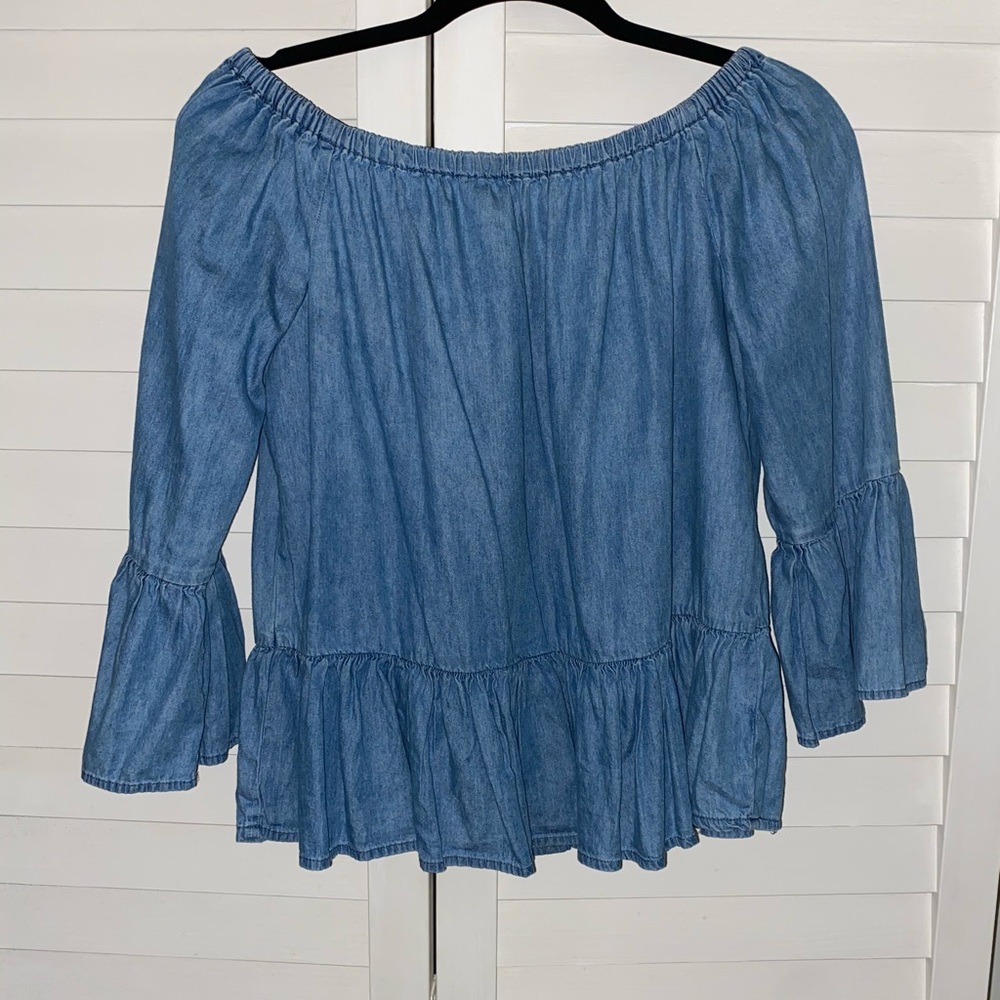 Off The Shoulder Peplum Top